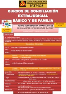 banner CURSO DE CONCILIACION EXTRAJUDICIAL - NOVIEMBRE 2015-