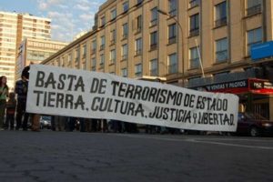 Basta de terrorismo de Estado Conce foto Ximena Riffo