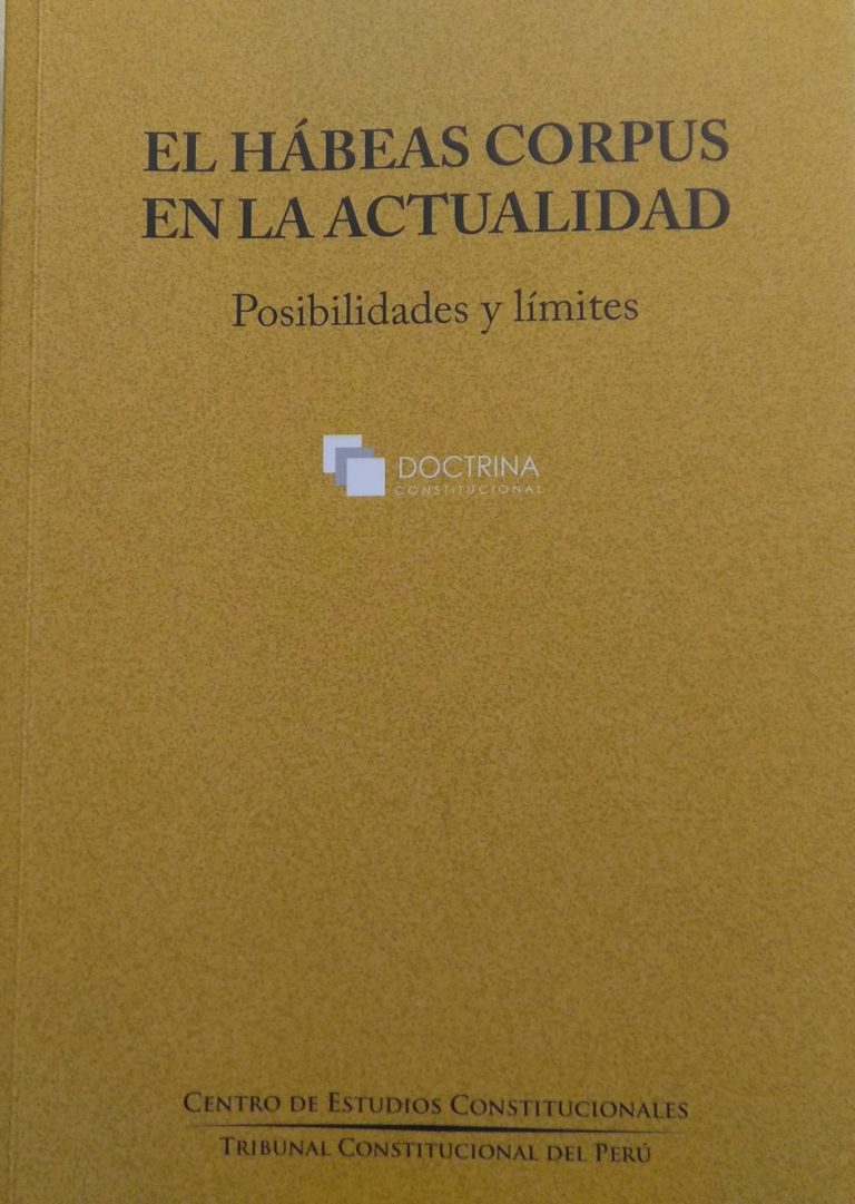 Hábeas Corpus | Derecho Procesal Constitucional