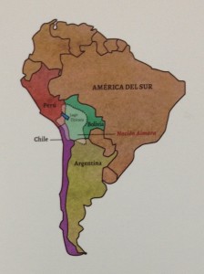 Mapa de habla aimara