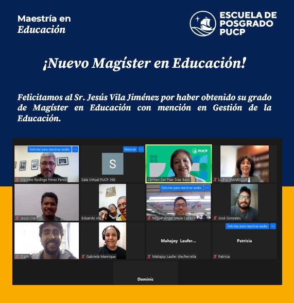 Nuevo Magíster en educación Maestría y Doctorado en Educación