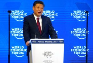 FILE PHOTO -  Chinese President Xi Jinping attends the World Economic Forum (WEF) annual meeting in Davos, Switzerland January 17, 2017.   REUTERS/Ruben Sprich/File Photo