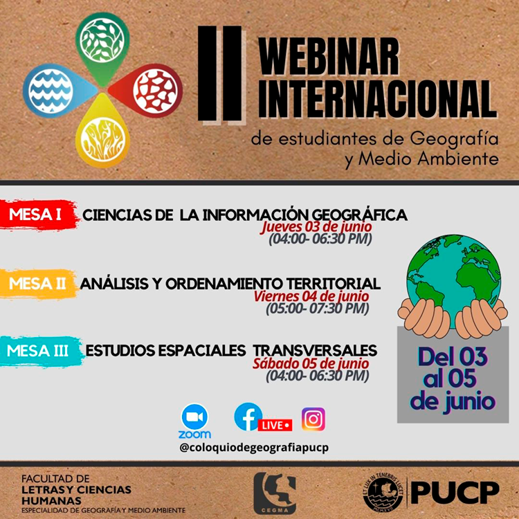 II Webinar Internacional de Estudiantes de Geografía y Medio Ambiente [videos]