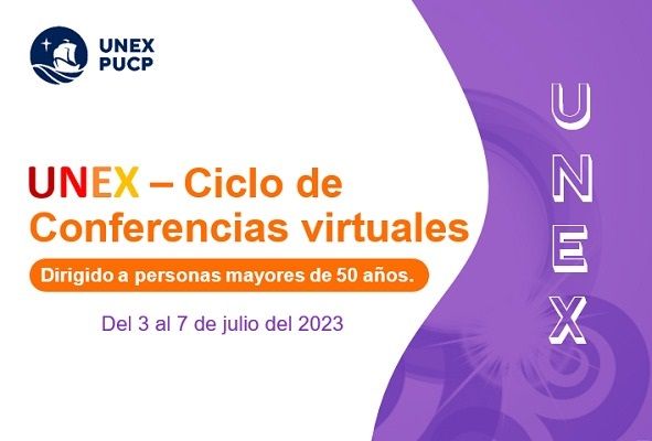 Conferencias virtuales gratuitas para personas mayores (UNEX, PUCP)