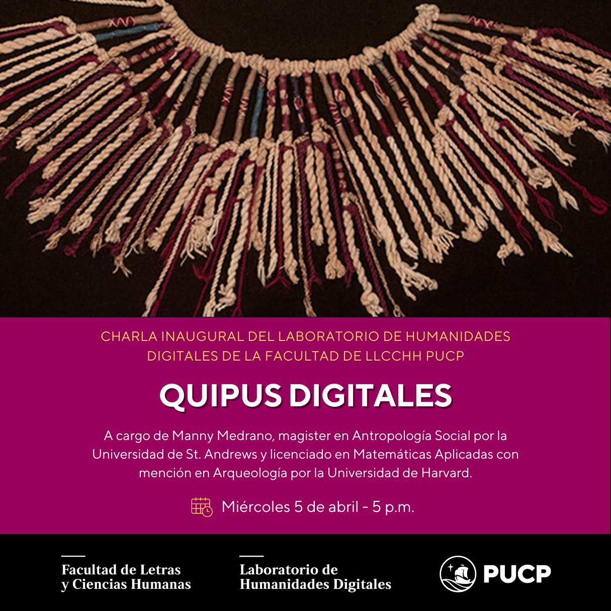 Charla: “¿Hacia el quipu digital?” [video]