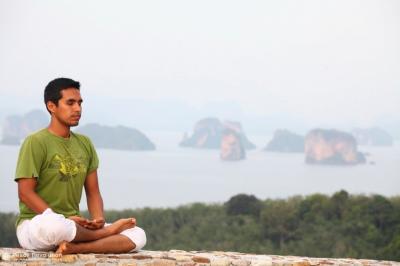 David Santos viaje a tailandia meditación