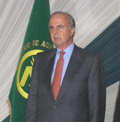 Ministro de agricultura peruano, Ismael Benavides