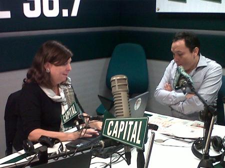 Carlo Magno Salcedo entrevistado por Rosa María Palacios en Radio Capital, el 16 de mayo de 2011