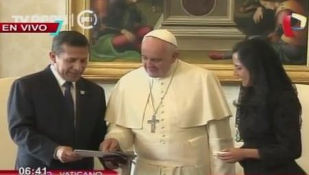Papa recibe al Presidente