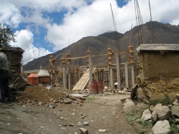 Destrucción de Templo colonial de Marcapata