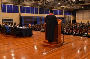 Otra vista de la ceremonia de graduación 2013 - Escuela de Posgrado PUCP