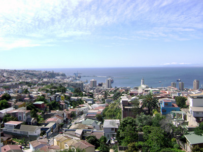 Valparaíso desde la ventana de Neruda