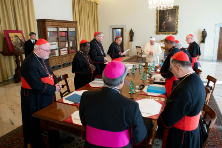 Reunión del Papa Francisco con su consejo de cardenales