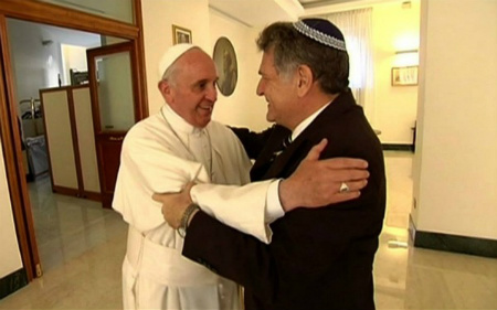 Papa y rabino Skorka