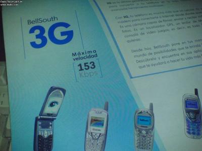 Bellouth 3G, Perú 2003 (Comparen esos 153kbps versus los 384kbps de UMTS WCDMA