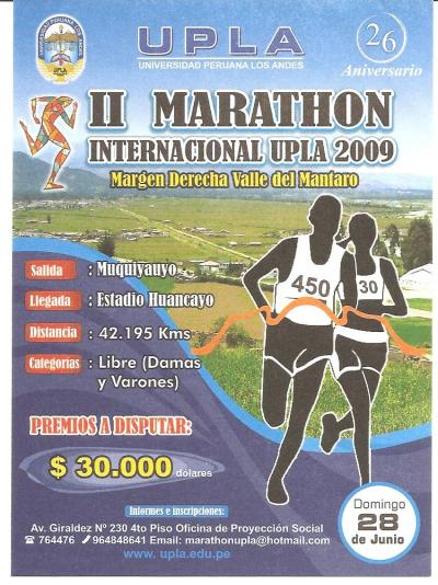 maratón UPLA 2009