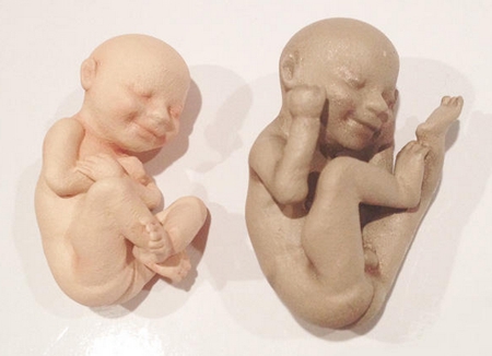 escultura 3d sculpture estatua estatuilla bebe baby feto no nacido