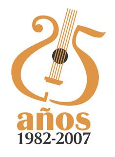 Logotipo de aniversario. Gabriel Rodriguez. http://disenoperu.blogspot.com/