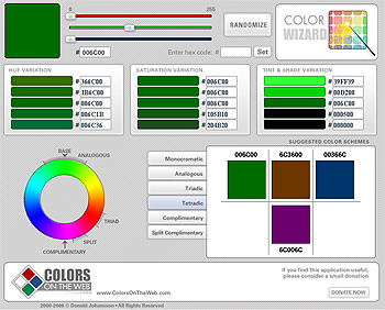 Color Wizard, ahorro de tiempo en selección de color con su respectivo código para html