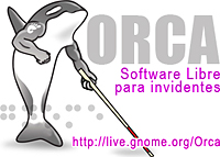 ORCA, software libre para invidentes